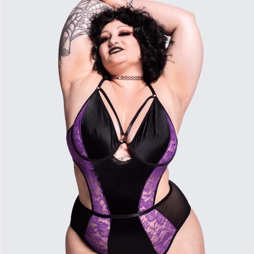 amethyst lingerie one piece